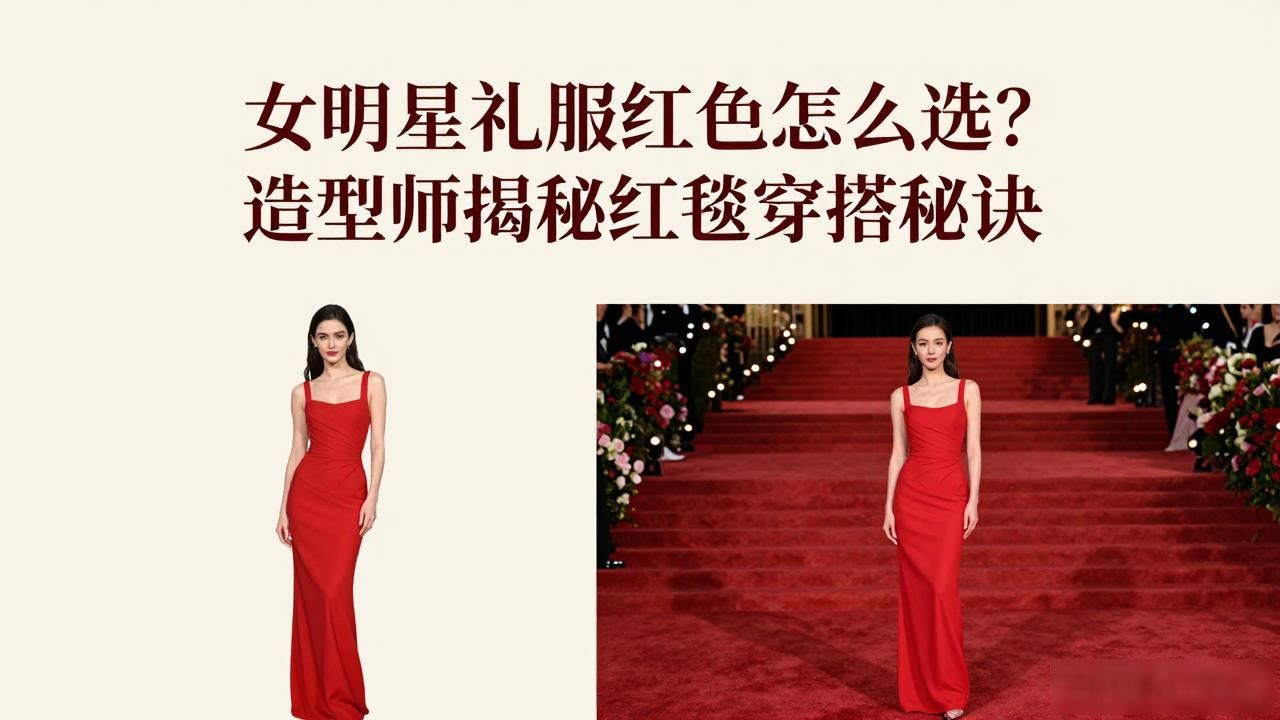 女明星礼服红色怎么选？造型师揭秘红毯穿搭秘诀